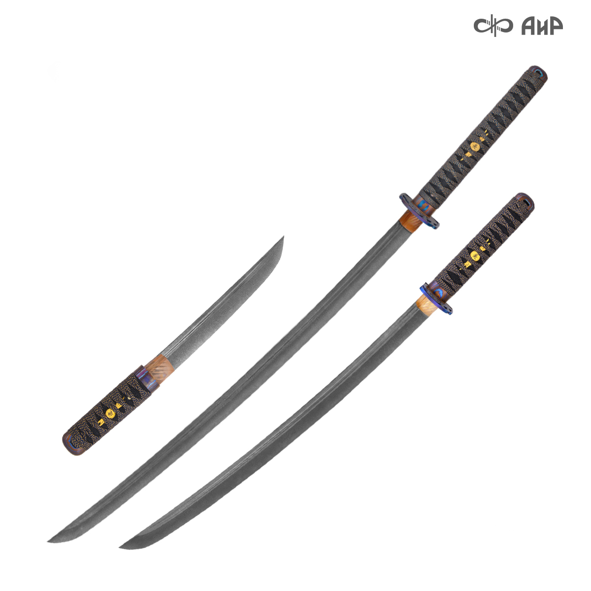  Набор самурайских мечей Фудзи (катана, вакидзаси, танто, катанакакэ), Артикул: 36737, 36738, 36739 - Компания «АиР»