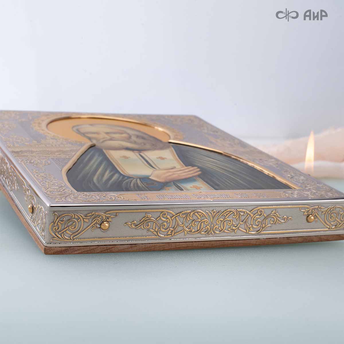 Икона в окладе Преподобный Серафим Саровский, Артикул: 39189 - Компания «АиР»