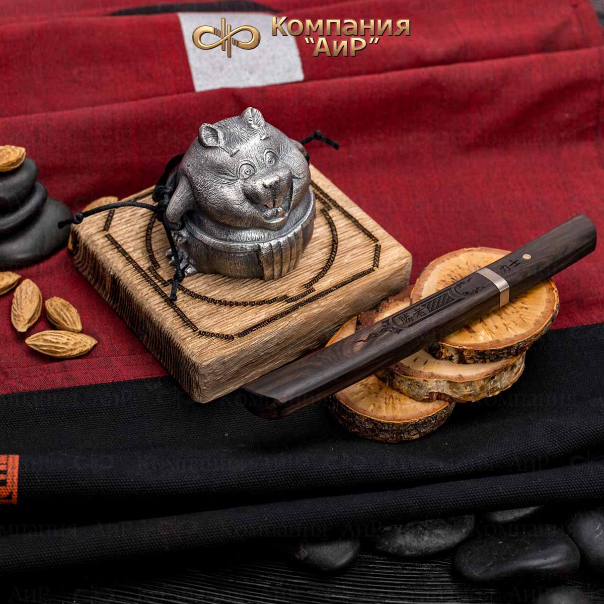  Композиция Хома Рикиси с айкути, макасар, дамасская сталь ZDI-1016 - Компания «АиР»