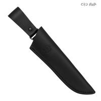 Ножны кожаные для ножа Полярный (черные)