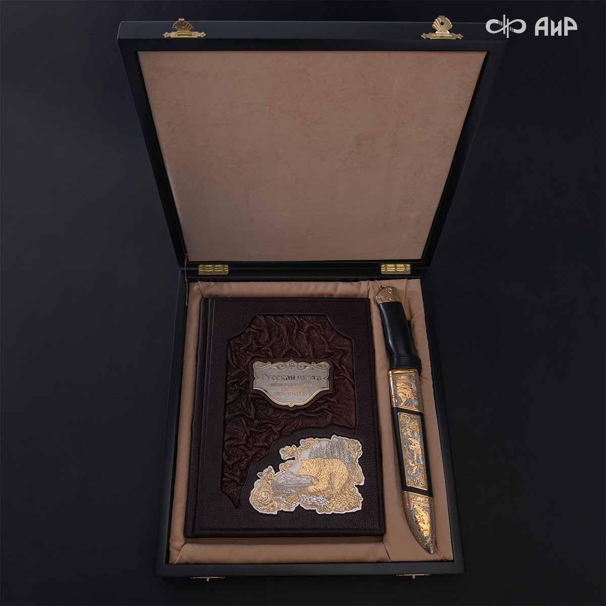 Набор с ножом Русская охота, Артикул: 39122 В РЕЗЕРВЕ - Компания «АиР»