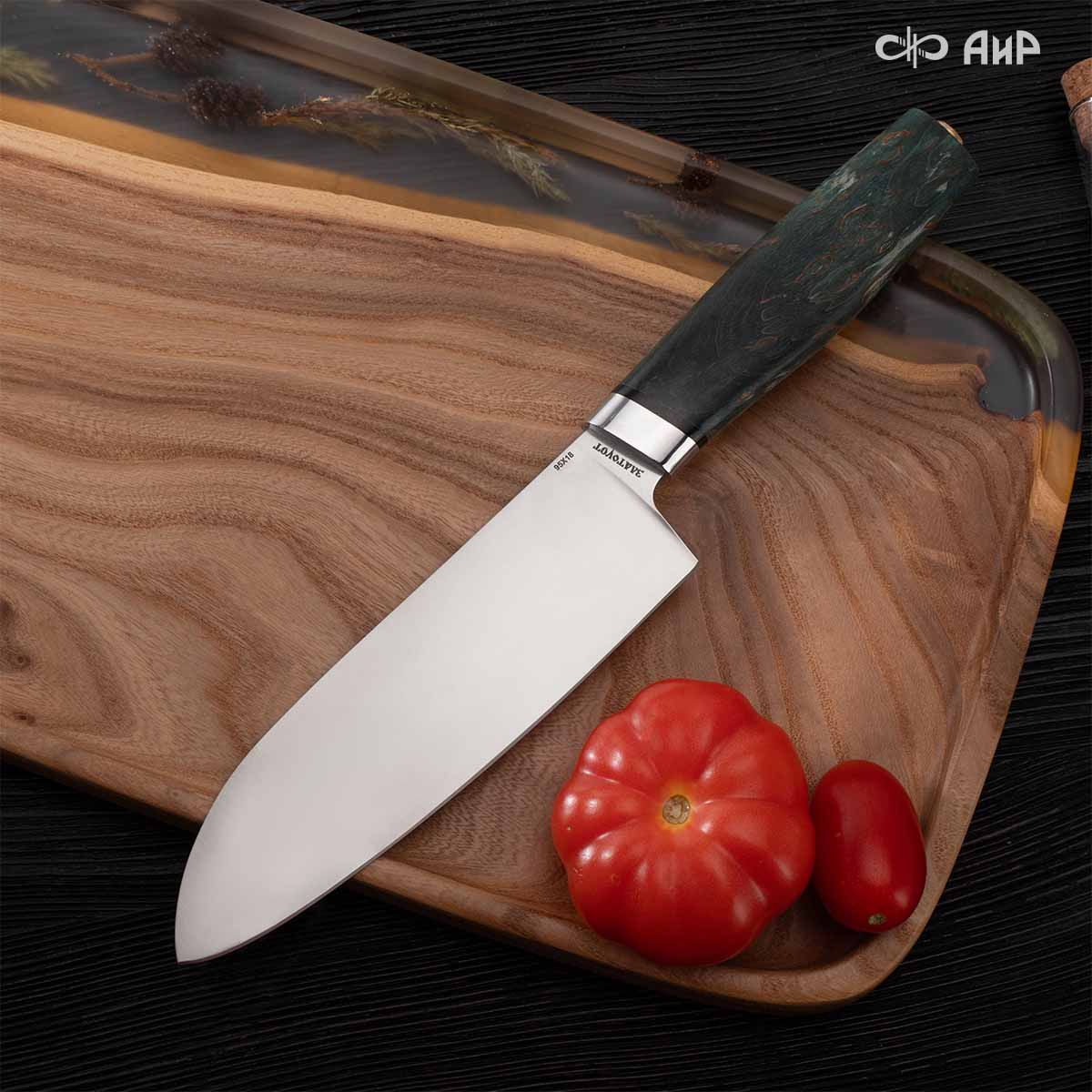 Сантоку (стабилизированная карельская береза зеленая) - Компания «АиР»