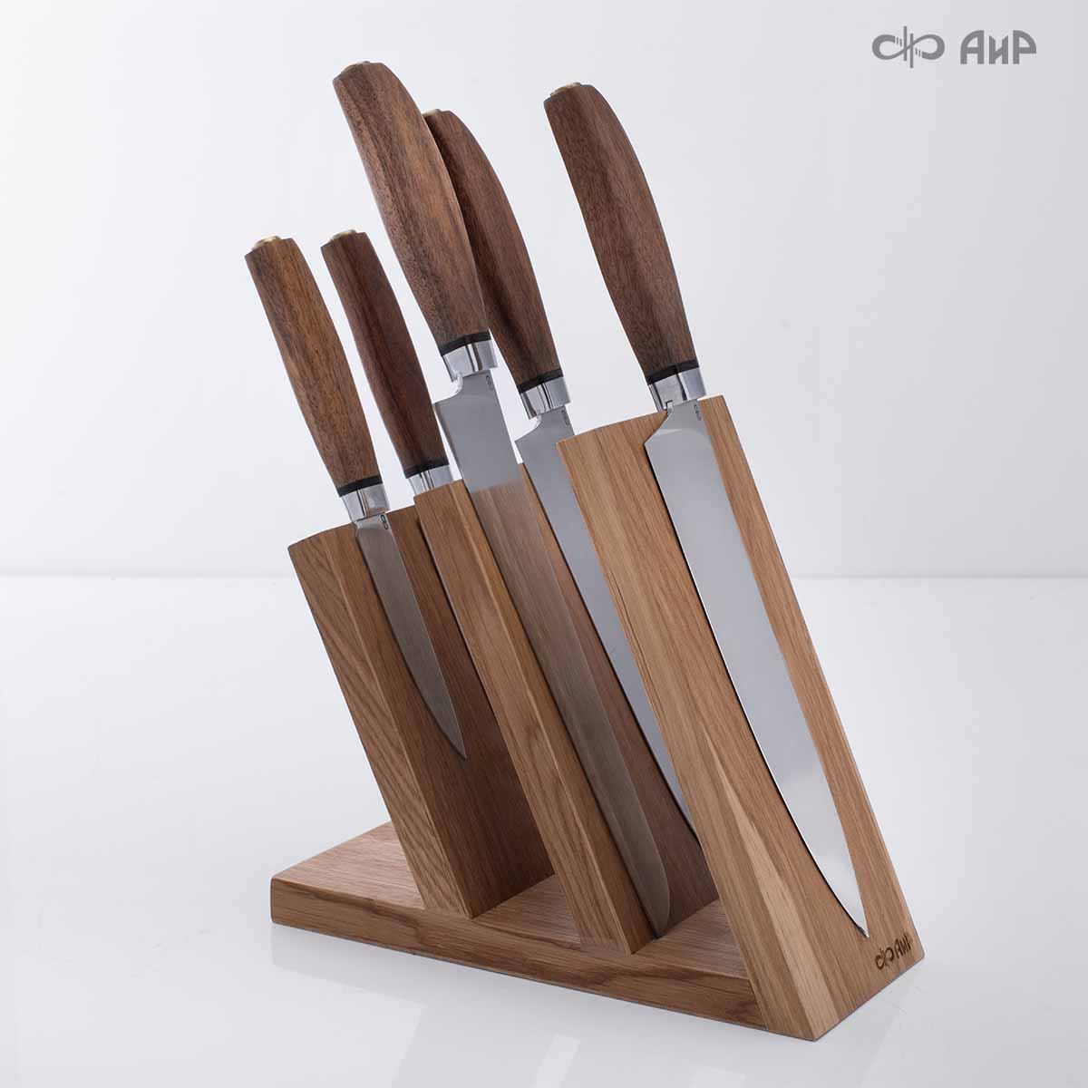 Магнитный держатель для ножей Тройка (дуб) - Компания «АиР»