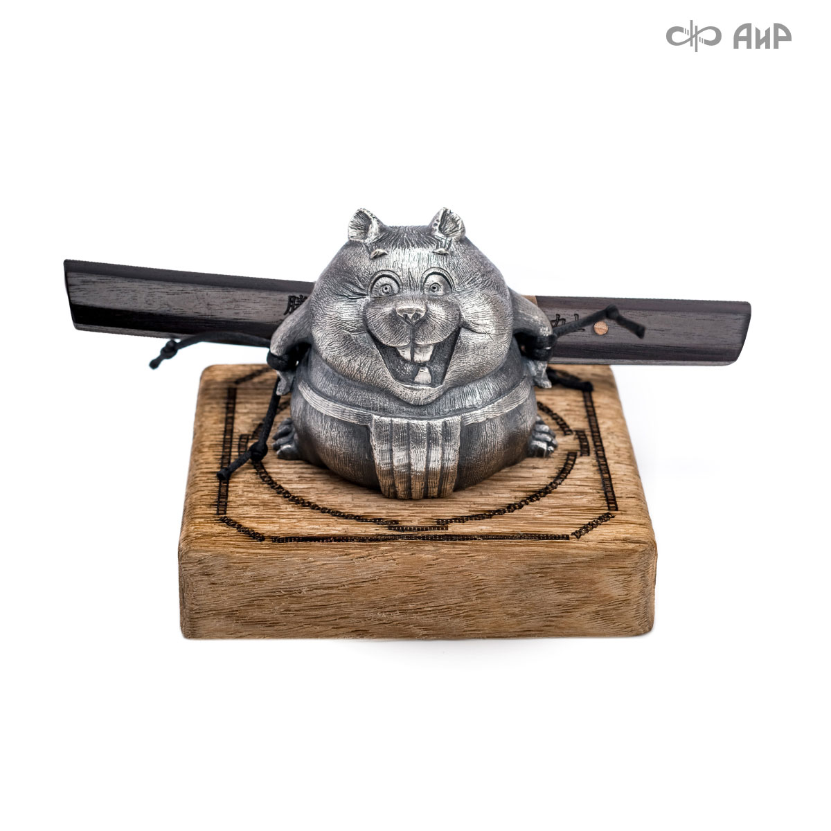  Композиция Хома Рикиси с айкути, граб, дамасская сталь ZDI-1016 - Компания «АиР»