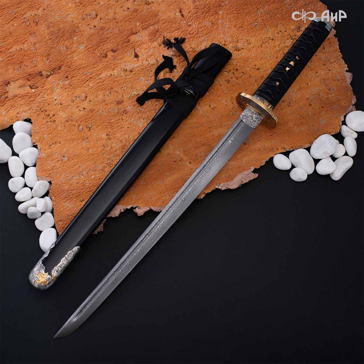 Вакидзаси Золотые карпы, Артикул: 39120 - Компания «АиР»