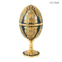 Яйцо сувенирное с белым фианитом, Артикул: 2192