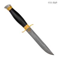  Нож Финка-2 ФСБ с золотом, ZDI-1016, кожаные ножны Артикул: 36727