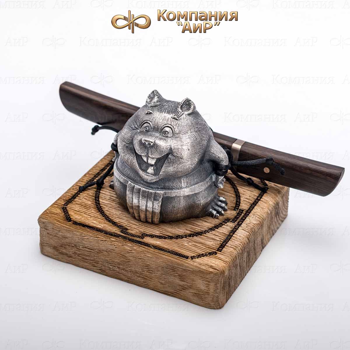  Композиция Хома Рикиси с айкути, макасар, дамасская сталь ZDI-1016 - Компания «АиР»