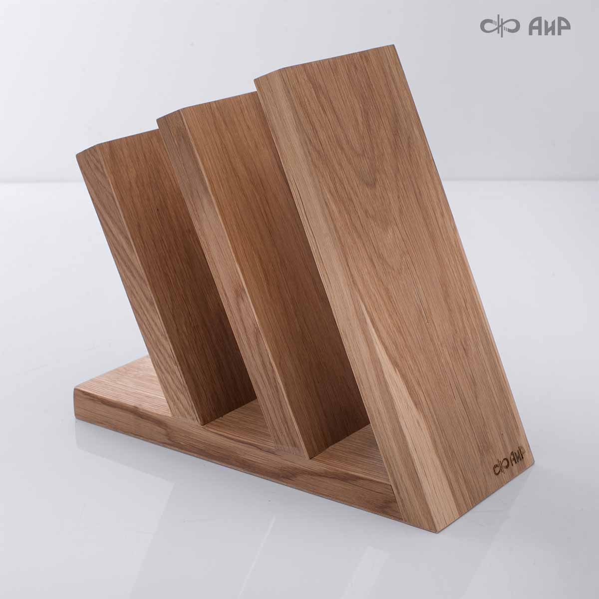 Магнитный держатель для ножей Тройка (дуб) - Компания «АиР»