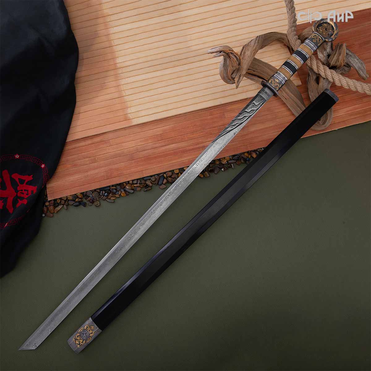 Меч корейский Божественный дракон с жемчужиной, Артикул: 39160 - Компания «АиР»