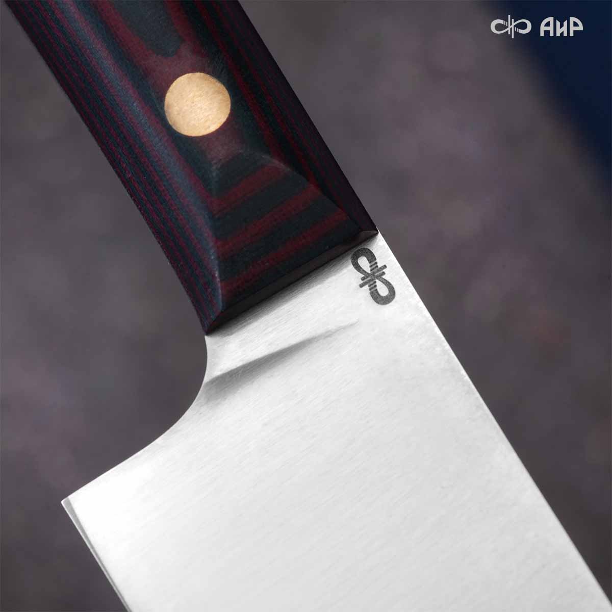 Пчак ЦМ (микарта зелено-красная, клиновая срезка) - Компания «АиР»