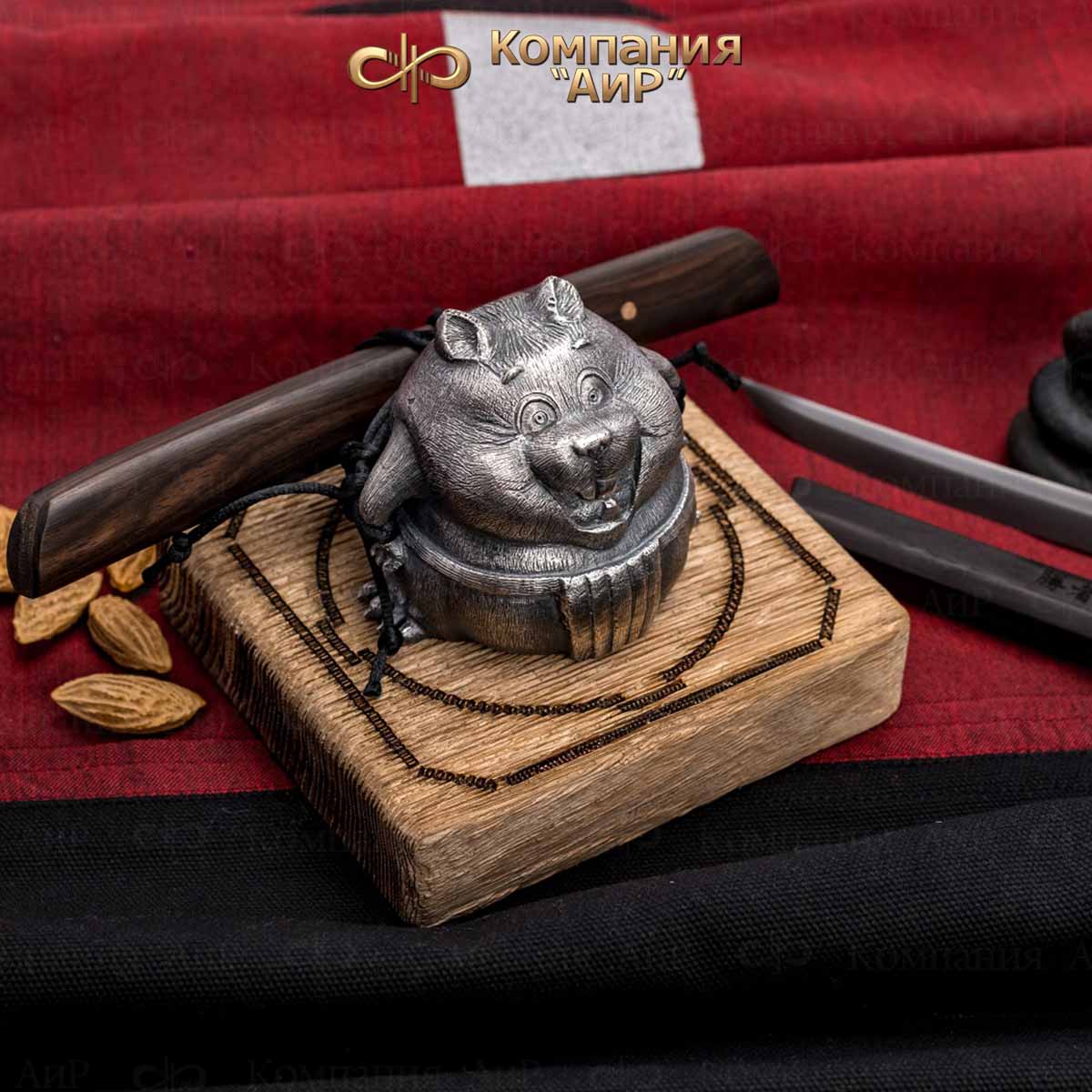  Композиция Хома Рикиси с айкути, макасар, дамасская сталь ZDI-1016 - Компания «АиР»