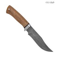 Клычок-1 (орех, с ввертышем) дамасская сталь ZDI-1016 - Компания «АиР»