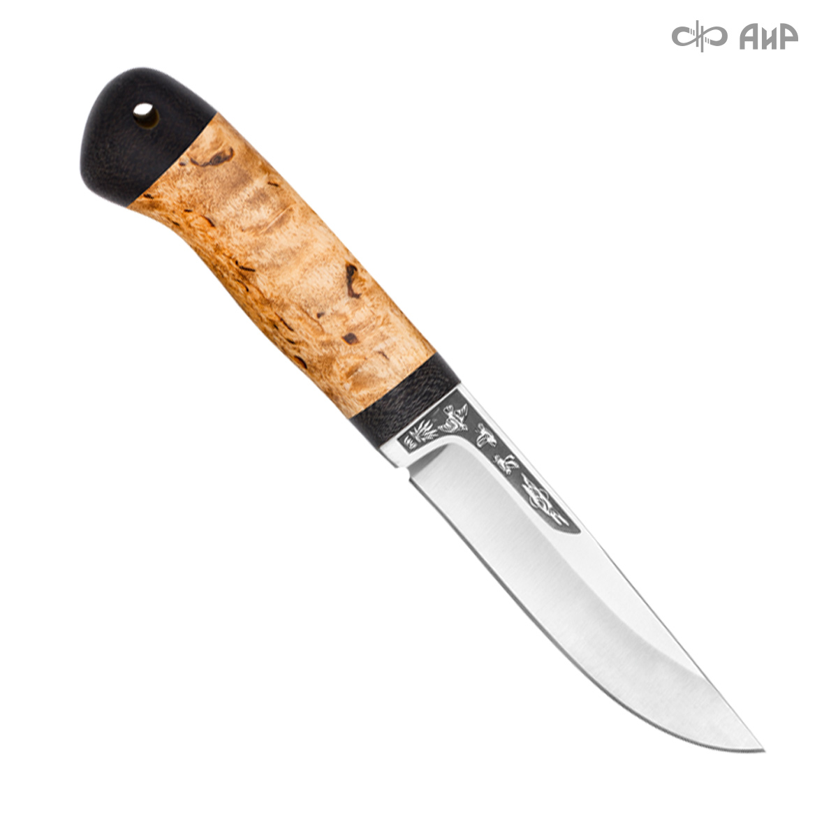 Набор Шашлычный-2 (карельская береза, гравировка глухари) - Компания «АиР»