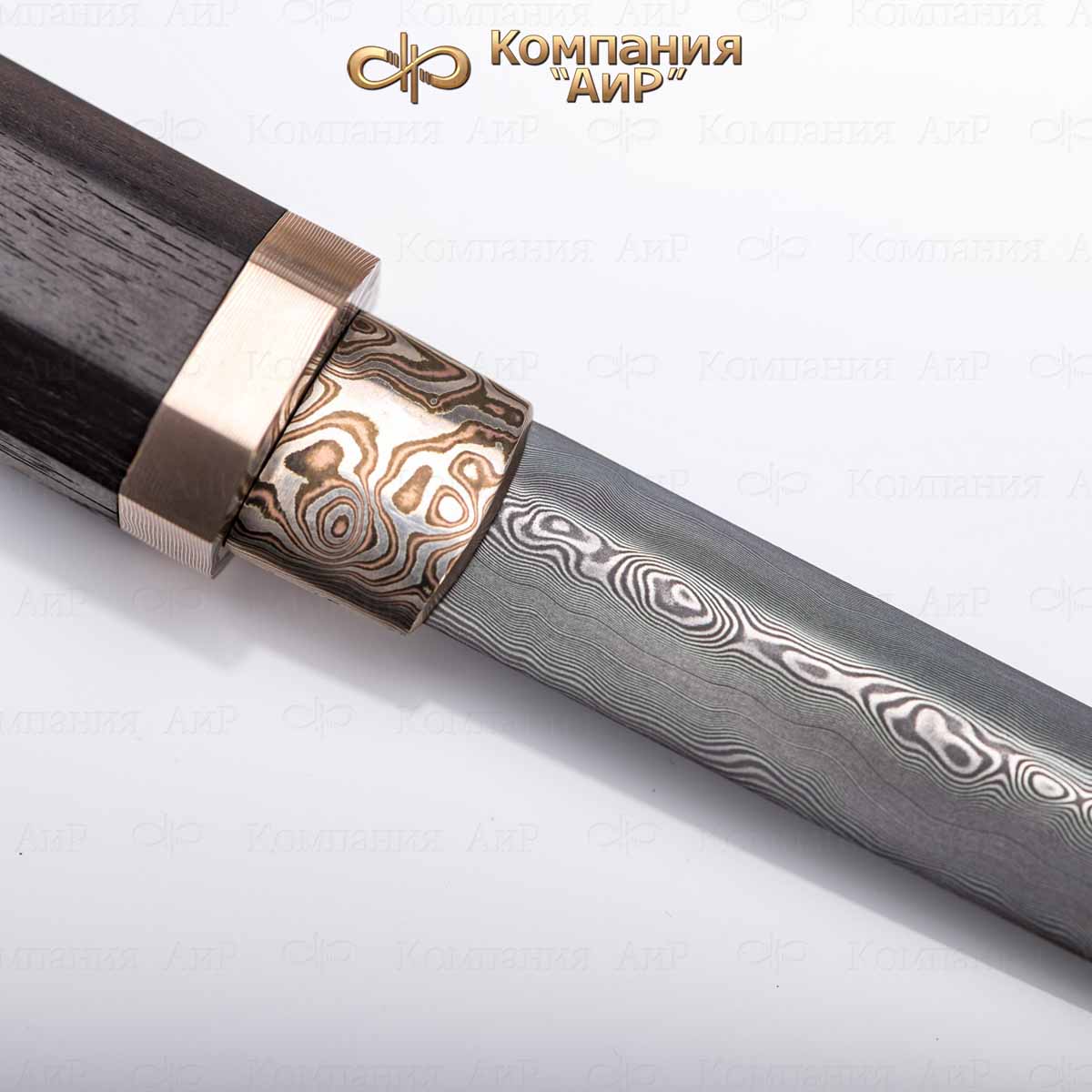  Композиция Хома Рикиси с айкути, граб, дамасская сталь ZDI-1016 - Компания «АиР»