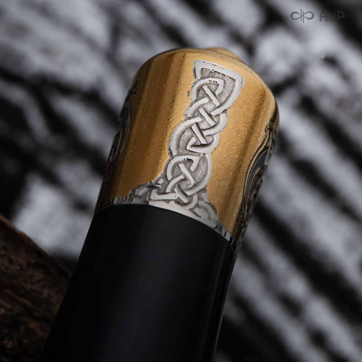 Нож Лиса с сюжетом Орел на воле, комбинированные ножны, Артикул: 37451 - Компания «АиР»