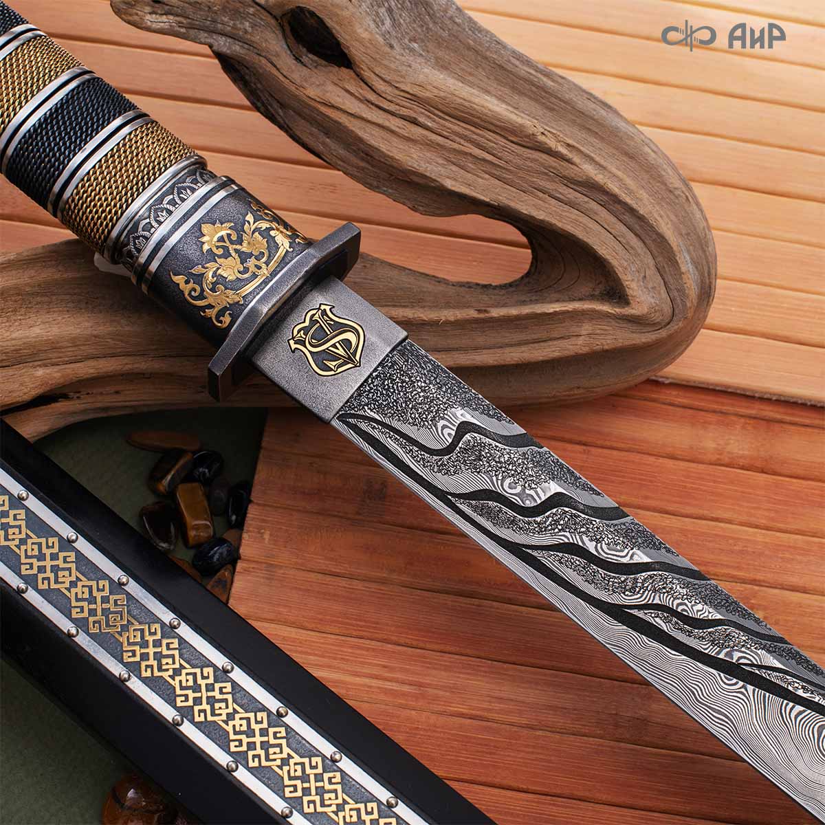 Меч корейский Божественный дракон с жемчужиной, Артикул: 39160 - Компания «АиР»
