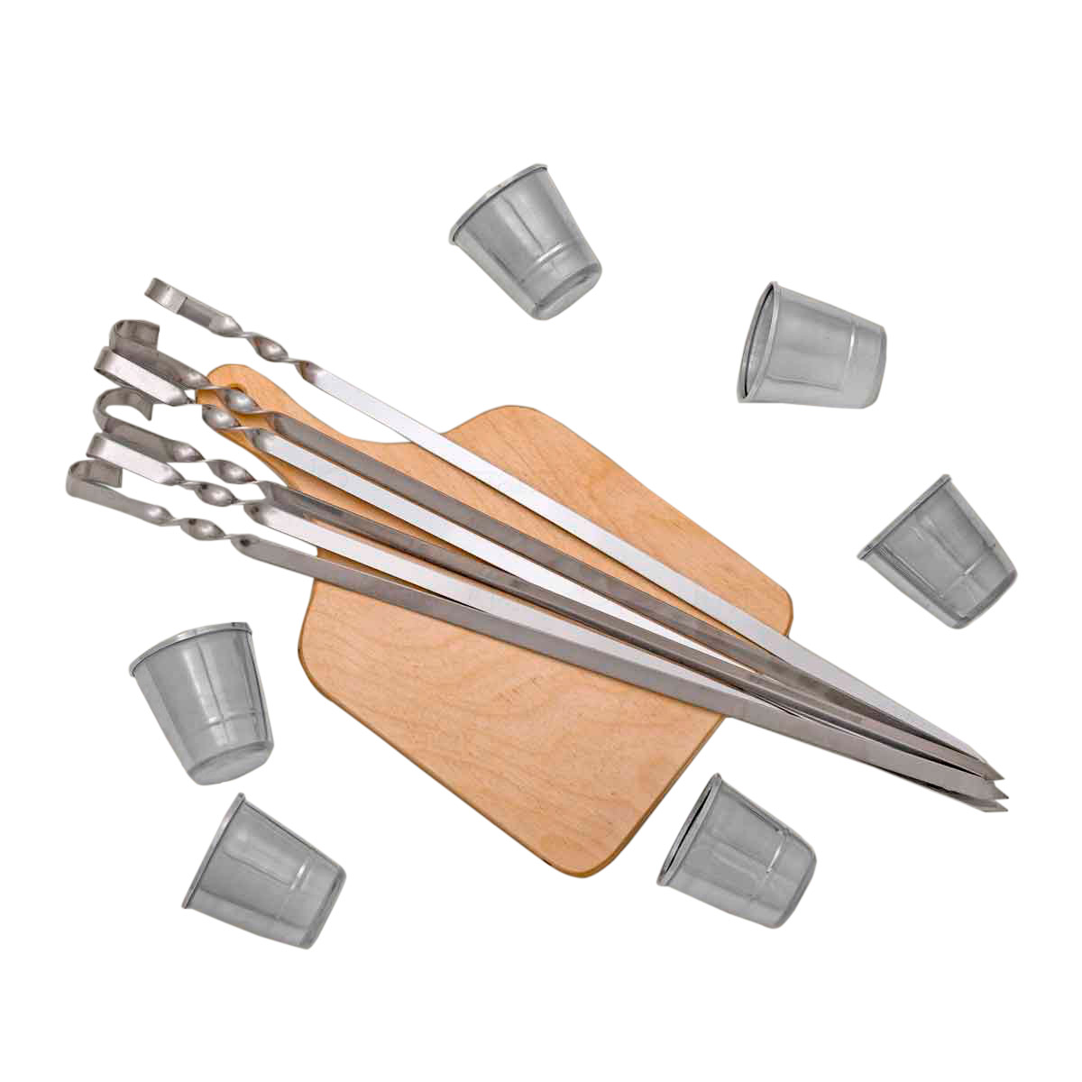 Набор Шашлычный-1 (кожа, гравировка олени) - Компания «АиР»