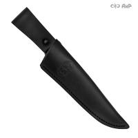 Ножны кожаные для ножа Кузюк (черные)