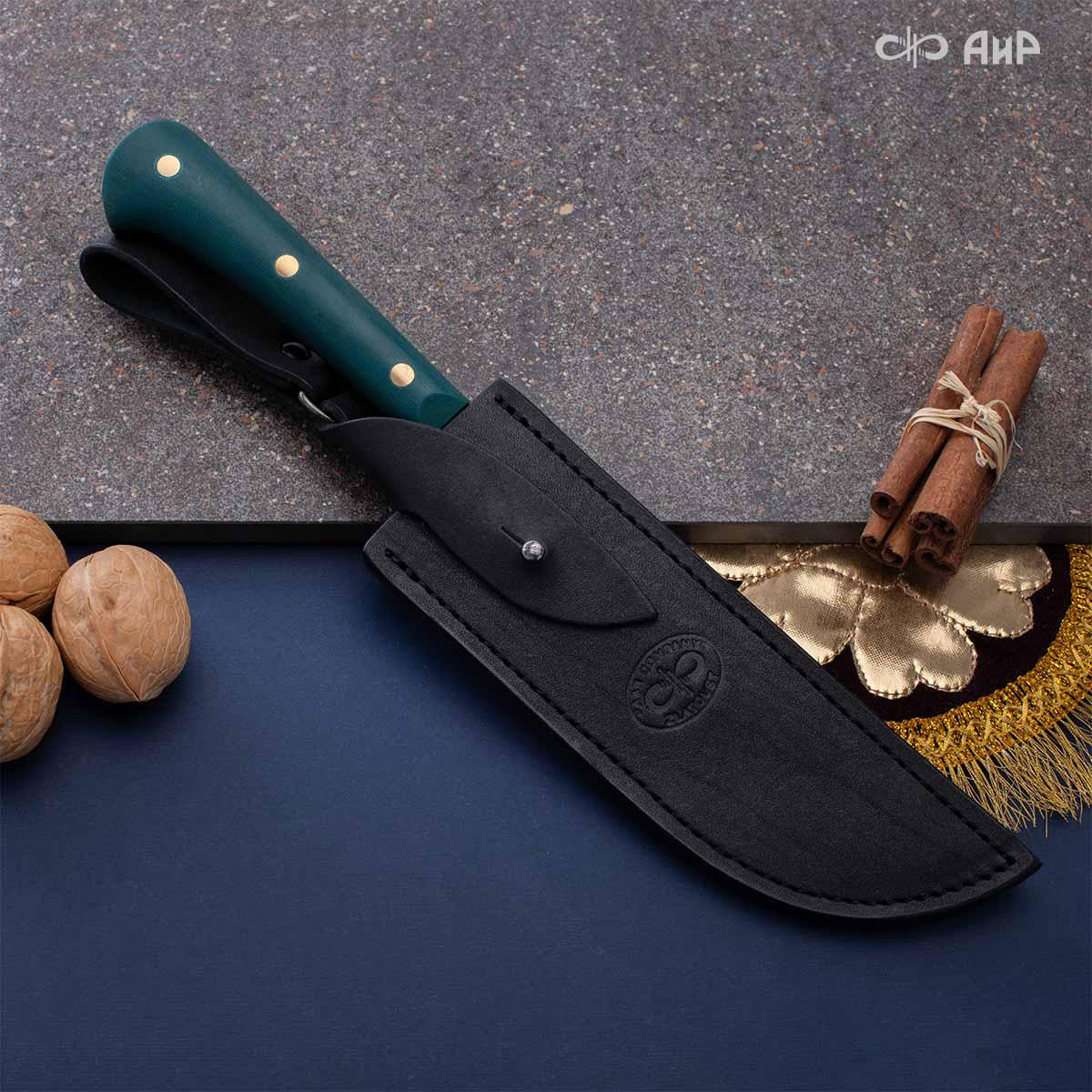 Пчак ЦМ (микарта изумрудная, клиновая срезка) - Компания «АиР»