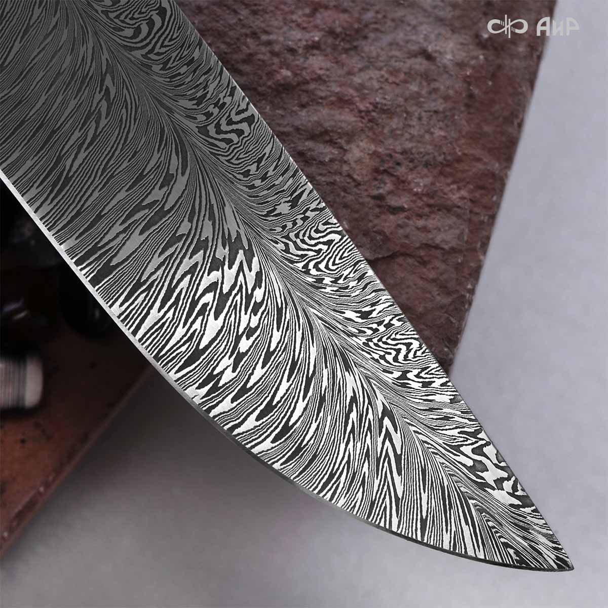 Нож Чернокрылый павлин, авторские ножны, Артикул: 39239 - Компания «АиР»