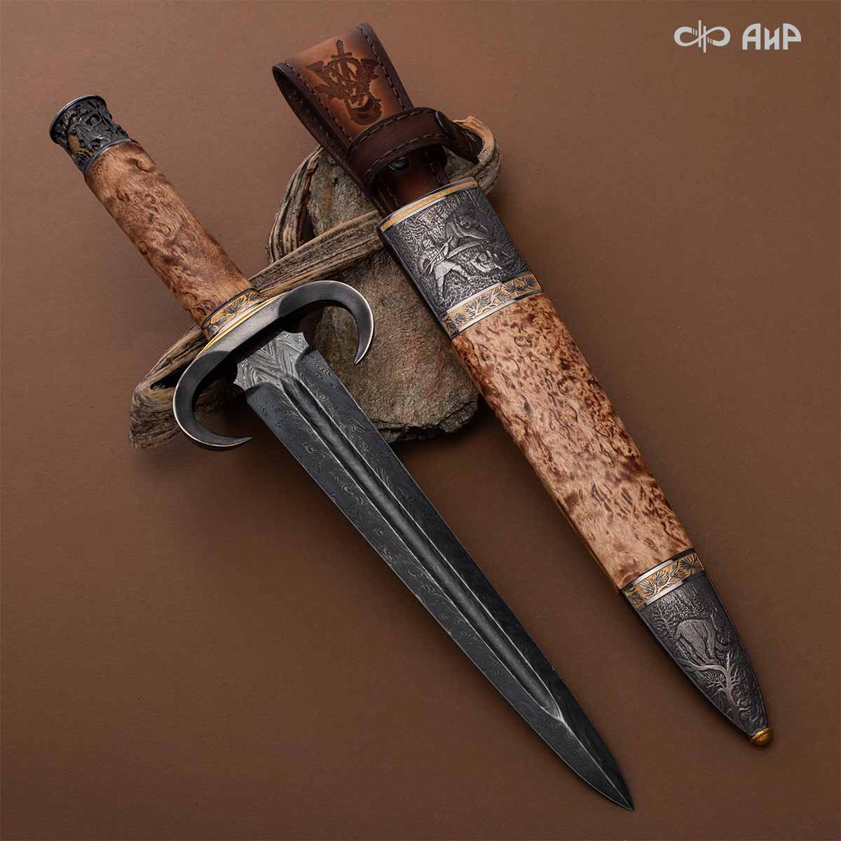 Кинжал охотничий Русский лес, Артикул: 39184  - Компания «АиР»