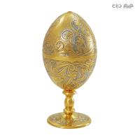 Яйцо сувенирное с желтым фианитом, Артикул: 4711
