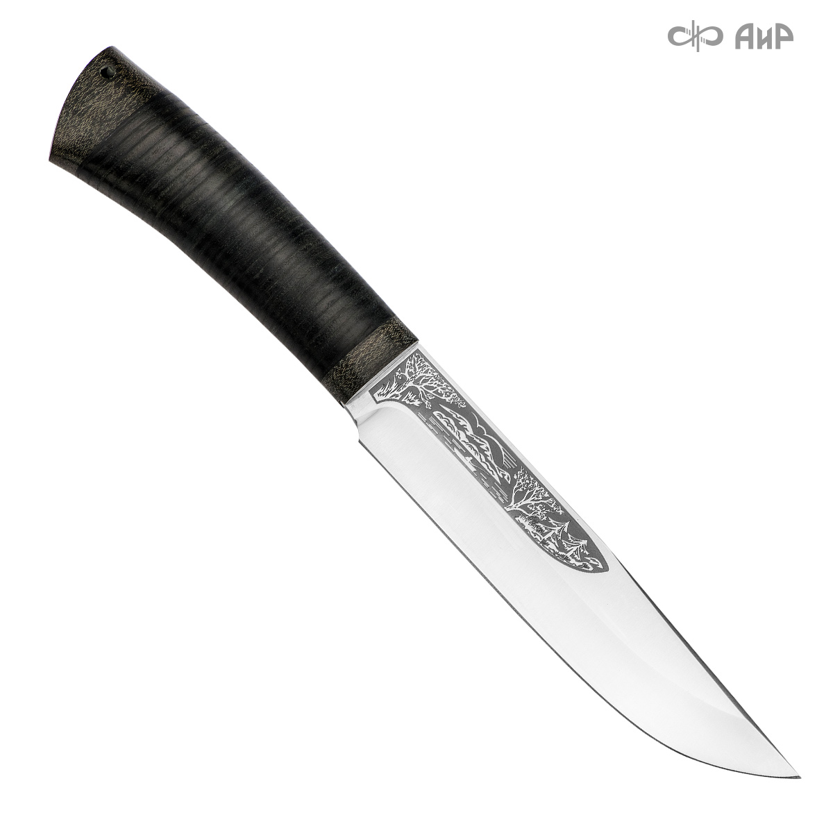 Набор Шашлычный-1 (кожа, гравировка олени) - Компания «АиР»