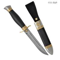 Нож Финка-2 ФСБ с золотом, ZDI-1016, комбинированные ножны Артикул: 35562