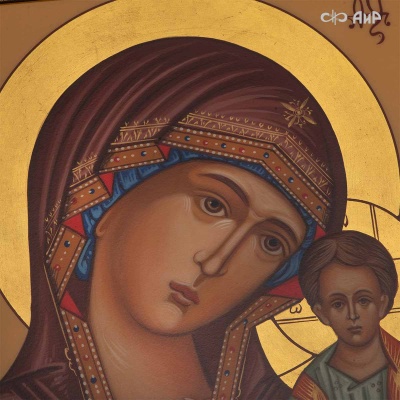 Икона в окладе Казанская Божья Матерь, Артикул: 38926 - Компания «АиР»