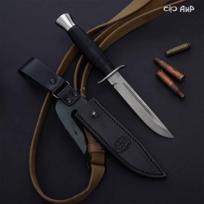 Финка-2 (кожа) дамасская сталь ZDI-1016  - Компания «АиР»