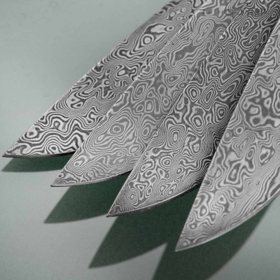 Стриж-Т (карбон зебра зеленый) дамасская сталь ZDI-1016 - Компания «АиР»