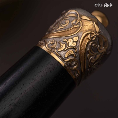  Нож Лиса с сюжетом Лисы на охоте, комбинированные ножны, Артикул: 38906 - Компания «АиР»