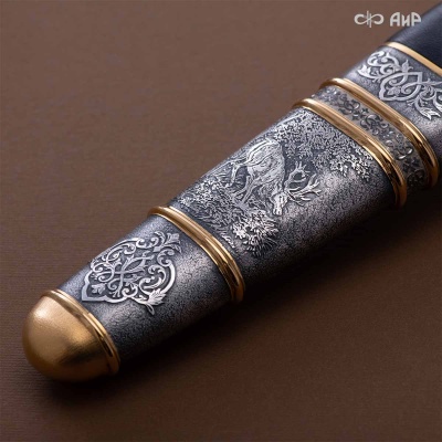 Гарнитур охотничий Медведь, с хиршфангером, Артикул: 39114 - Компания «АиР»