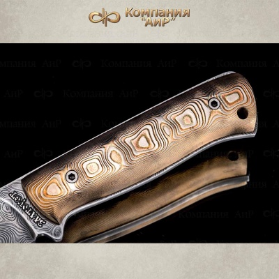 Стриж (мокуме гане) дамасская сталь ZDI-1016, узор пирамида - Компания «АиР»