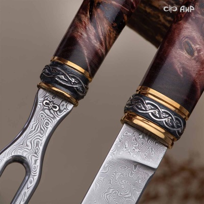 Гарнитур охотничий Великаны леса, с хиршфангером, Артикул: 39207 - Компания «АиР»