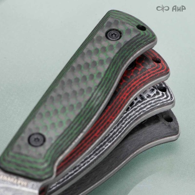 Стриж-Т (карбон зебра зеленый) дамасская сталь ZDI-1016 - Компания «АиР»