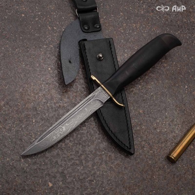 Финка-2 Вача (граб) дамасская сталь ZDI-1016 - Компания «АиР»