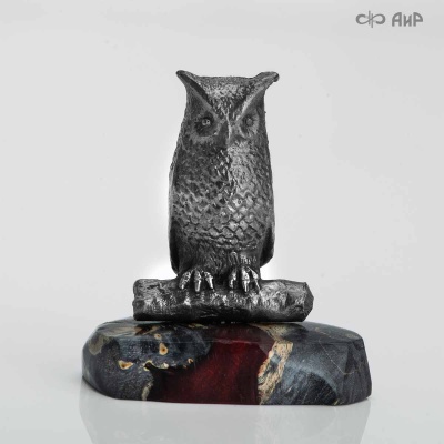 Сувенир Сова на подставке, Артикул: AF0000023964 - Компания «АиР»