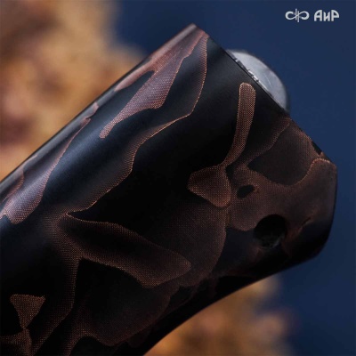 Бекас (композит, медная микросетка волны, ЗлаТи (ZlaTi) дамасская сталь ZDI-1016, узор дикий - Компания «АиР»