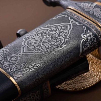 Гарнитур охотничий Медведь, с хиршфангером, Артикул: 39114 - Компания «АиР»