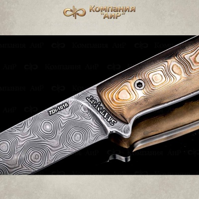 Стриж (мокуме гане) дамасская сталь ZDI-1016, узор пирамида - Компания «АиР»