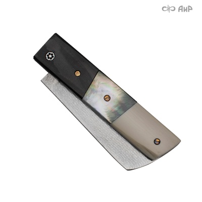 Нож складной, Том Флури (Thomas Fleury), Франция, перламутр, бивень мамонта, карбон - Компания «АиР»