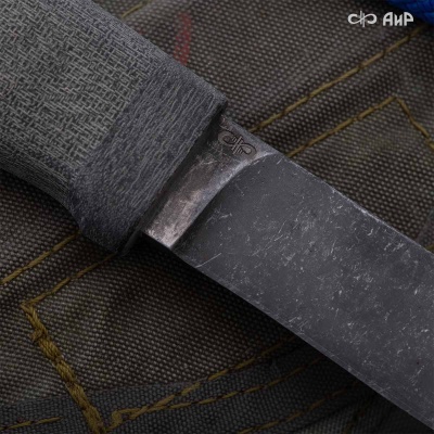 Финка Лайт (текстолит, пескоструйная обработка рукояти, клиновая срезка, стоунвош) - Компания «АиР»