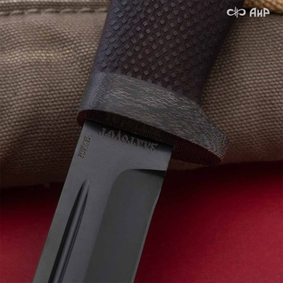 Штрафбат Нью (граб, насечка, текстолит, без гарды, углеродное покрытие DLC) 95Х18 - Компания «АиР»