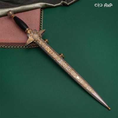 Кортик Генеральский, цельнометаллические ножны, Артикул: 39176 - Компания «АиР»