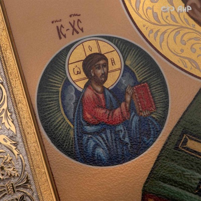 Икона в окладе Святитель Николай Чудотворец, Артикул: 38816 - Компания «АиР»