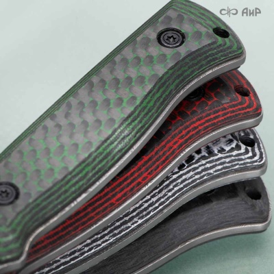 Стриж-Т (карбон зебра зеленый) дамасская сталь ZDI-1016 - Компания «АиР»