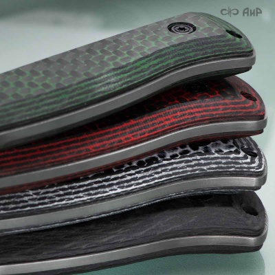 Стриж-Т (карбон зебра зеленый) дамасская сталь ZDI-1016 - Компания «АиР»