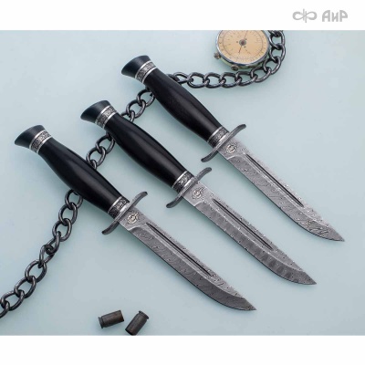  Нож Финка-2 НКВД с серебром, ZDI-1016, кожаные ножны. Артикул: 39027, 39033, 39049, 39291, 39292, 39293, 39301, 39302, 39303 - Компания «АиР»